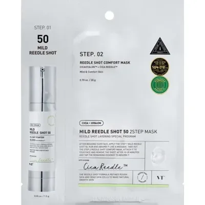 VT Cosmetics Reedle Shot 50 2-Step Mild Mask 25g
