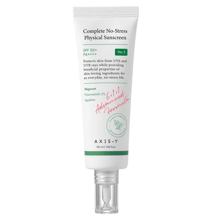 AXIS-Y Complete No-Stress Physical Sunscreen SPF50+ 50ml